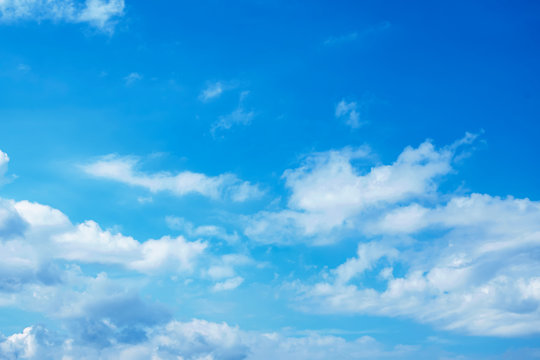 beautiful blue sky with cloud background