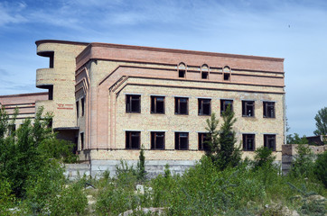 Ghost town in Eastern Europe