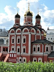 Fototapeta na wymiar cathedral in moscow russia