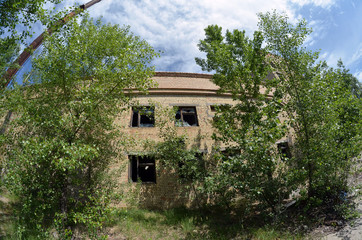 Ghost town in Eastern Europe
