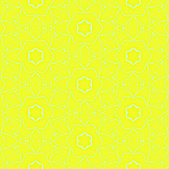 Spring yellow geometric abstract pattern