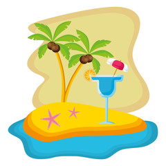 summer time holiday poster