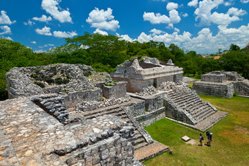 Yacimiento Arqueológico Maya de Ek Balam. Estado de Yucatán, Península de Yucatán, México,...