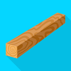 Vector design of timber and piece logo. Collection of timber and section  stock symbol for web.