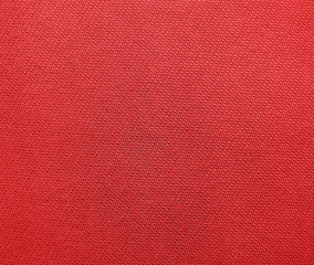 Red Twill woven fabric texture background