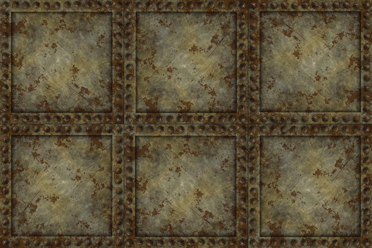 metal rusty industrie wall floor panels