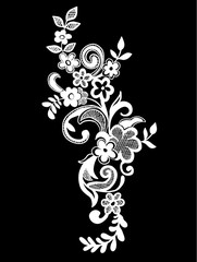 pattern ornament lace for wedding cards