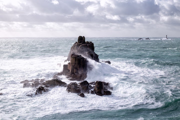 Lands end cornwall england uk 