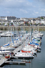 Fototapeta na wymiar Marina von Concarneau, Bretagne