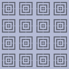 Grey minimalistic geometric seamless pattern