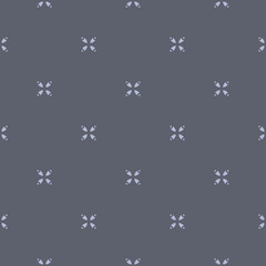 Grey floral pattern with beautiful geometric floral  form