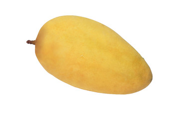 Mango Luck Anan on white background.(with Clipping Path).;