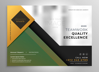 creative brochure presentation design template