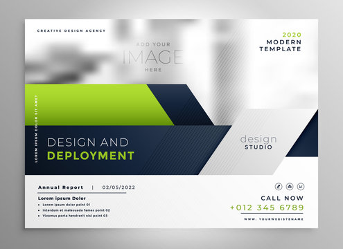 Elegant Green Corporate Brochure Design