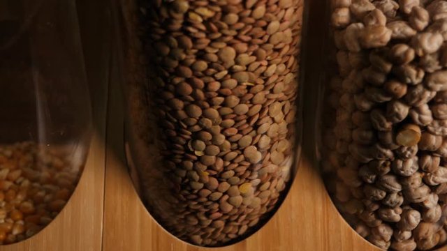 Nutrition grains. Healthy and nutrition food eaten concept. Benefit of protein theme.