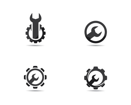 service icon Logo Template vector icon illustration