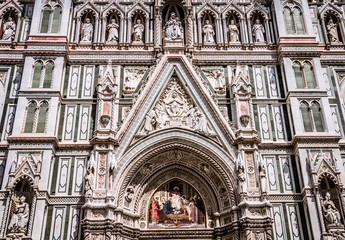 Florence Cathedral Facade, Tuscany, Italy