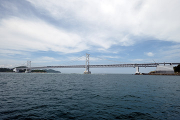 鳴門海峡をまたぐ大鳴門橋