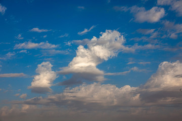 Fototapeta na wymiar Clouds against the blue sky