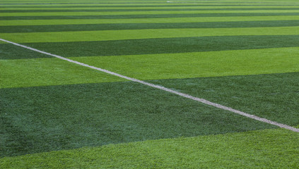 football field natural green grass smooth perspective surface