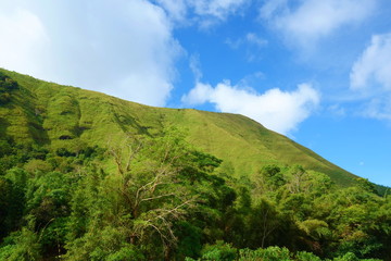 Fototapeta na wymiar Pegasingan Hill located near to Rinjani Volcano in Central Lombok, Indonesia