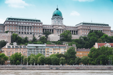 Obraz premium Buda Castle - Budapest, Hungary - landmark, tourist attraction