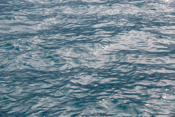 Obraz premium Aqua sea water surface. Nature background of blue ocean
