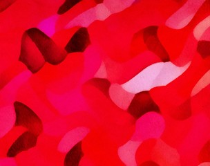 Abstract acrylic background. Watercolor texture. Psychedelic crazy art. Unusual design pattern. Warm and very bright colors.