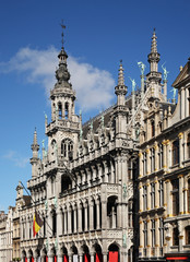 Fototapeta na wymiar King House (Breadhouse) on Grand Place in Brussels. Belgium
