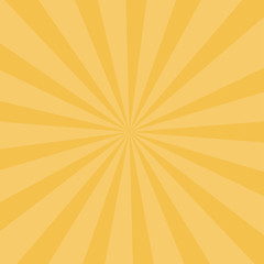 Sunlight background. Abstract sunbeams wallpaper. Retro circus bright yellow backdrop
