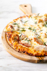 Italian sausage pizza