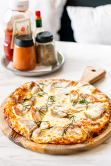 Italian sausage pizza