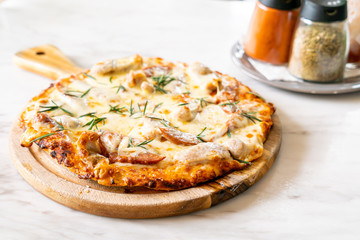Italian sausage pizza