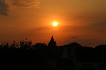 Fototapeta na wymiar Sunsets in Brittany