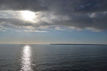 Fototapeta premium sunset over the sea