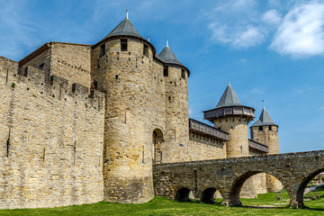 Fototapeta na wymiar Carcassonne castle, France