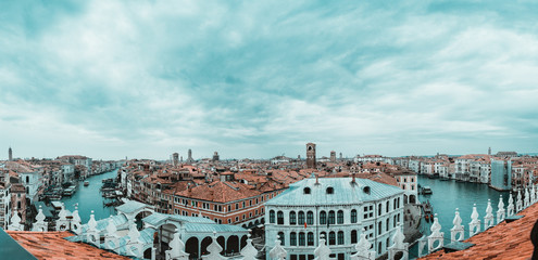 Panoramablick ueber Venedig