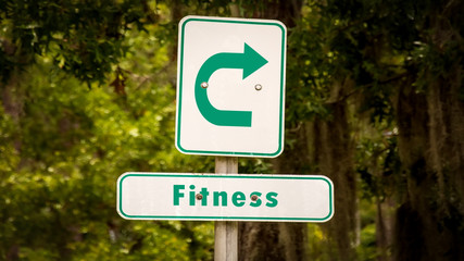 Street Sign to Fitness