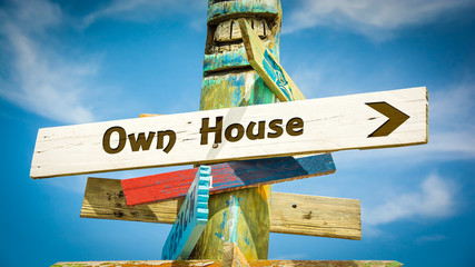 Street Sign to Own House