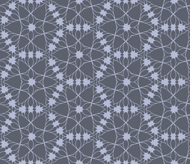 Grey monochrome pattern, geometric design