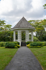 Band stand landmark at Singapore Botanic Garden