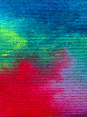 Watercolor abstract bright colorful textural background handmade . Painting of underwater world of coral reef. Modern sea scape