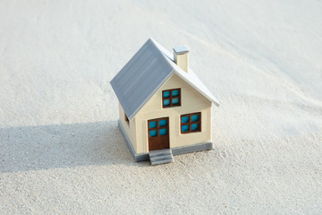 House Model On The Beach