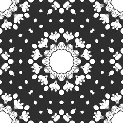 Black and white simple geometric pattern