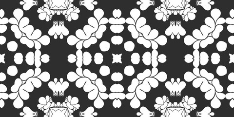 Black and white simple geometric pattern