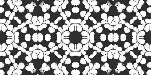 Black and white simple geometric pattern