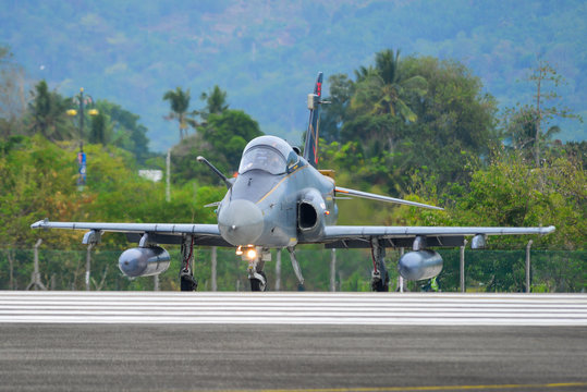 British Aerospace Hawk 200 at the airport