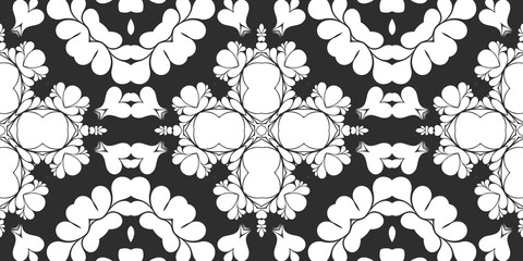 Black and white simple geometric pattern