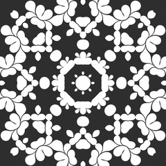 Black and white simple geometric pattern