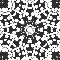 Black and white simple geometric pattern